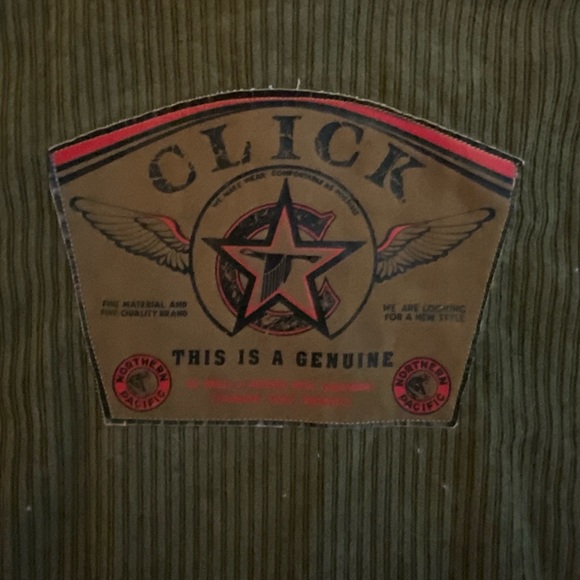 Vintage corduroy click shirt - Picture 3 of 4